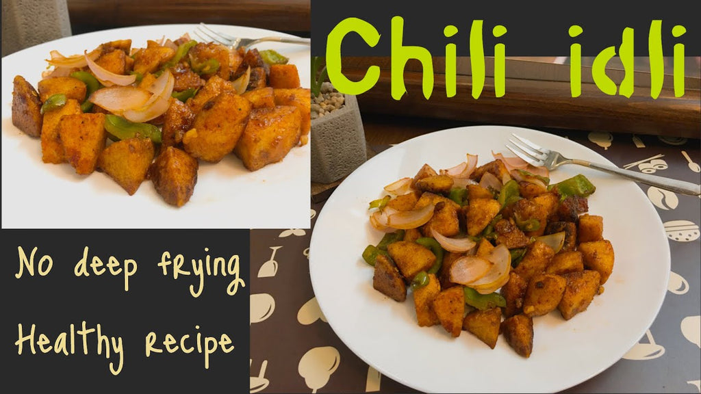 Chili idli easy and healthy recipe @healthycookingwithsakshi
