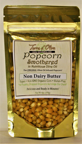 Naturally Non Dairy Olive Oil Butter Flavor Infused Popcorn Kernel Pour N Pop